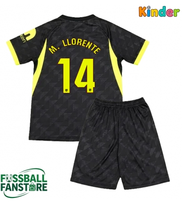 Atletico Madrid Marcos Llorente #14 Replik Auswärtstrikot Kinder 2026-27 Kurzarm (+ Kurze Hosen)